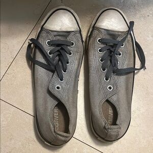 Gray Low-Top Sneakers